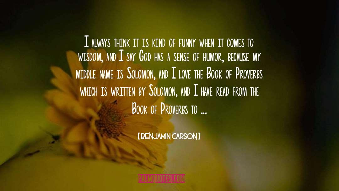 Mildred Solomon quotes by Benjamin Carson