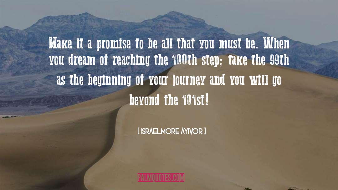 Mile quotes by Israelmore Ayivor