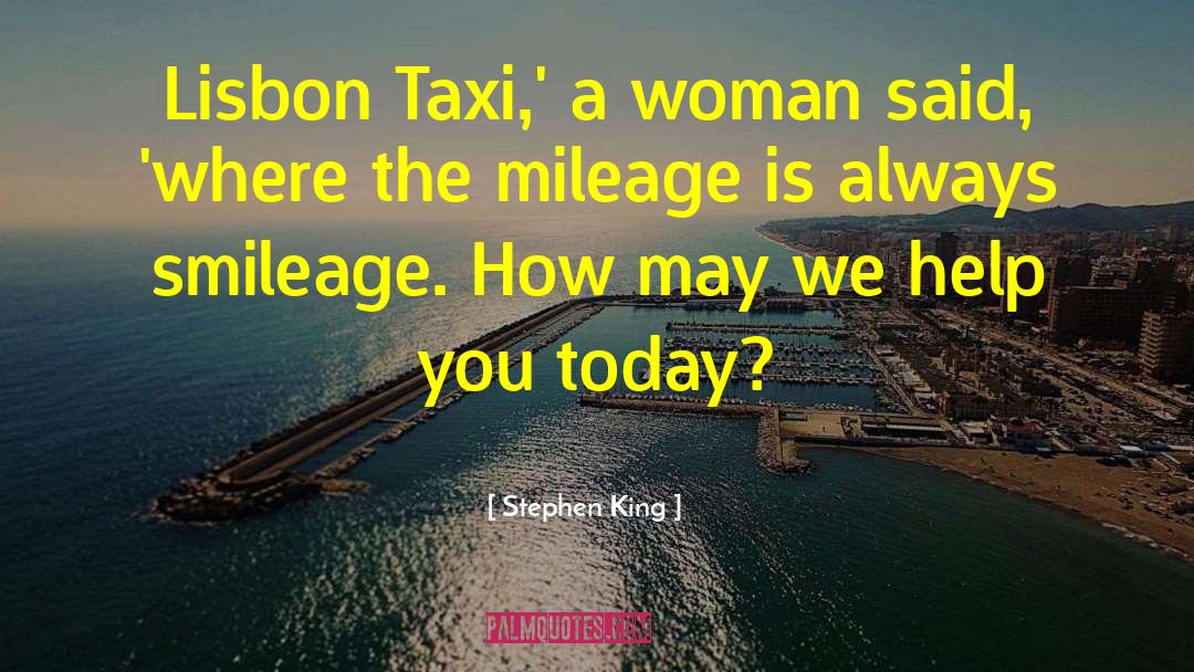 Mileage quotes by Stephen King