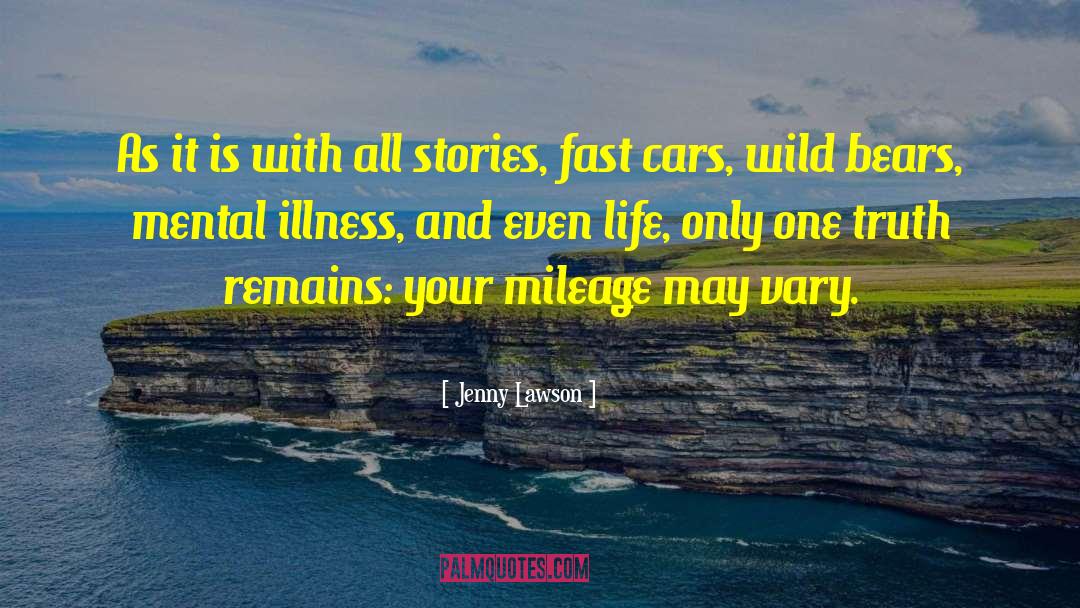 Mileage quotes by Jenny Lawson