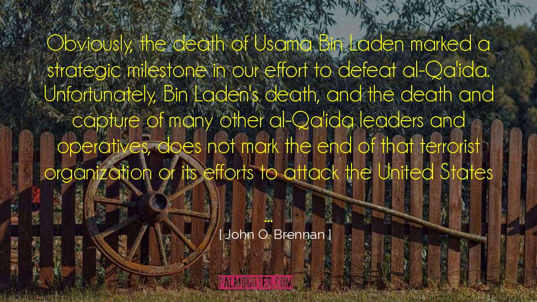 Milestone quotes by John O. Brennan