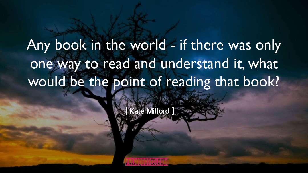 Milford quotes by Kate Milford
