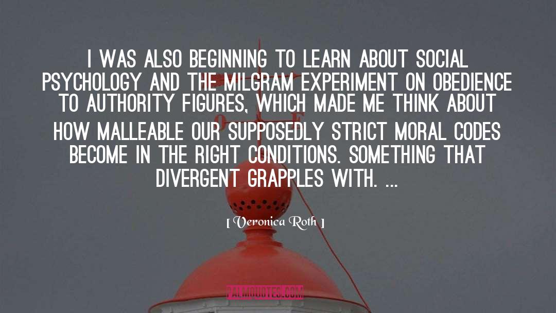 Milgram quotes by Veronica Roth