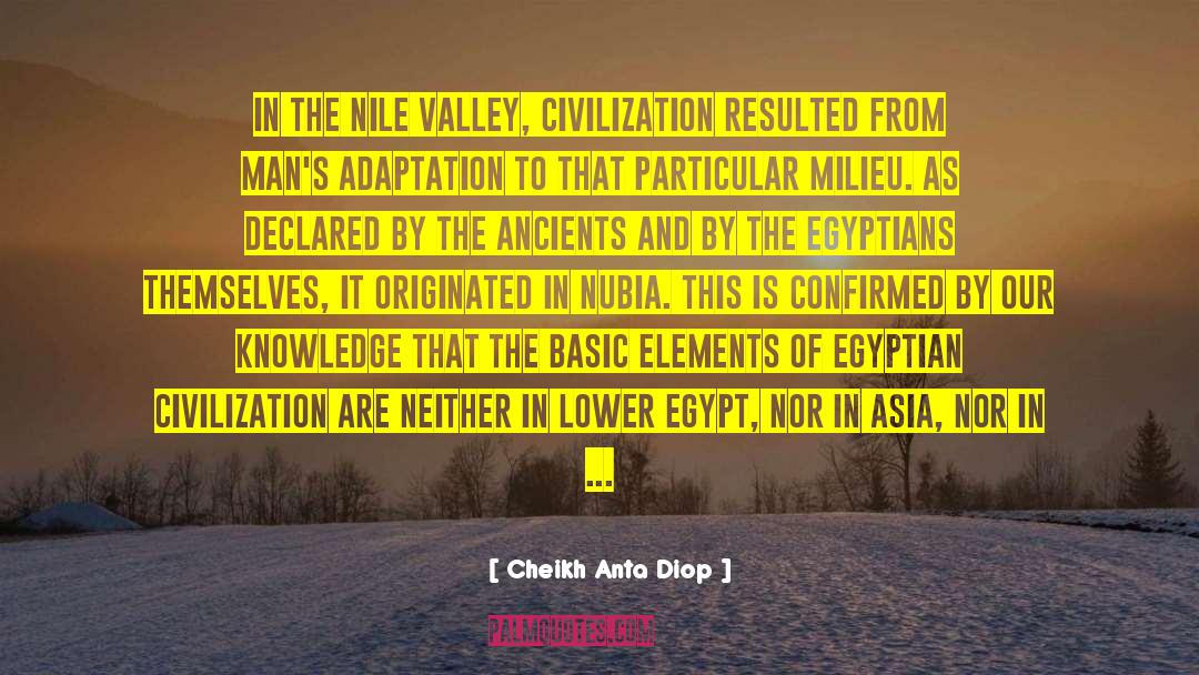 Milieu quotes by Cheikh Anta Diop