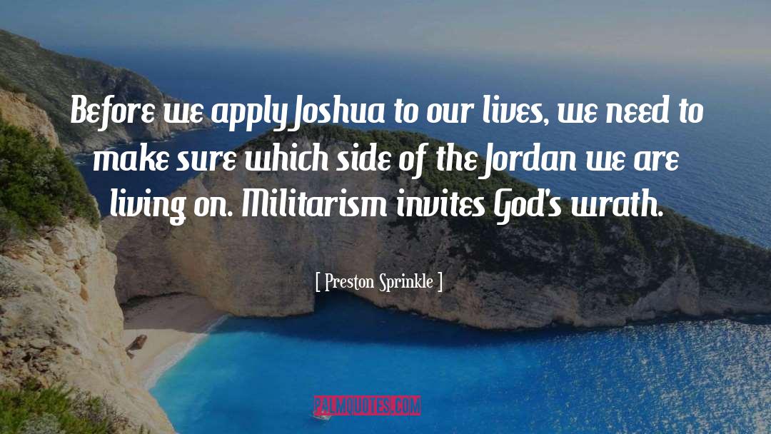 Militarism quotes by Preston Sprinkle