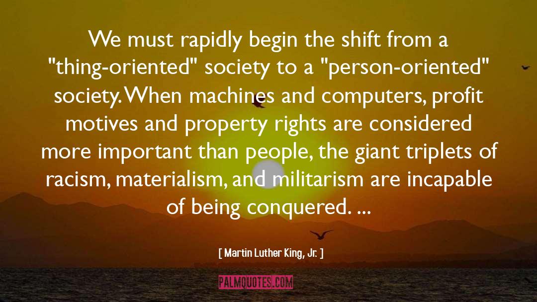 Militarism quotes by Martin Luther King, Jr.