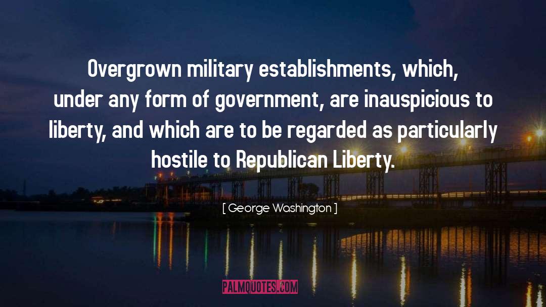 Militarism quotes by George Washington
