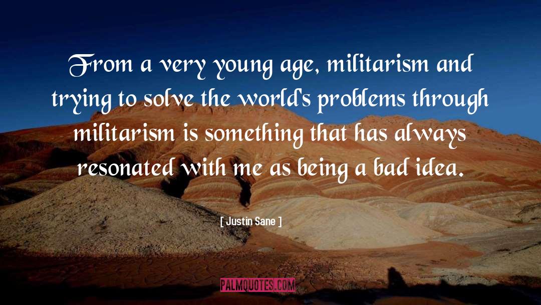 Militarism quotes by Justin Sane