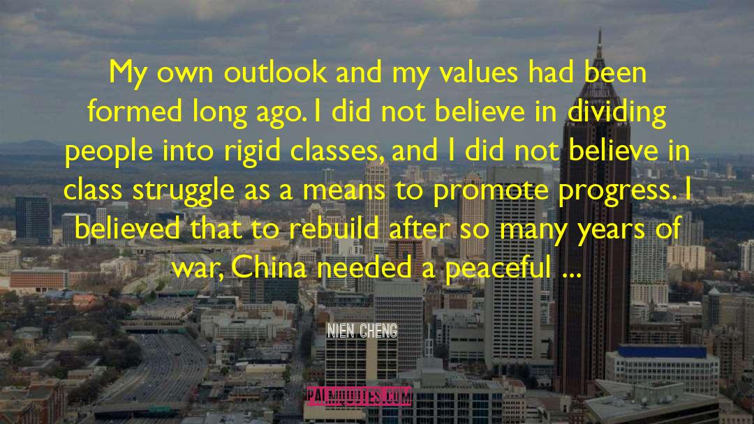 Militarism War quotes by Nien Cheng