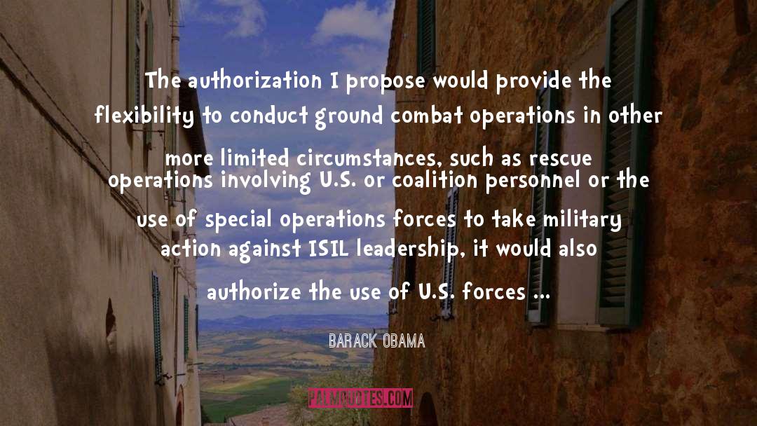 Military Action quotes by Barack Obama