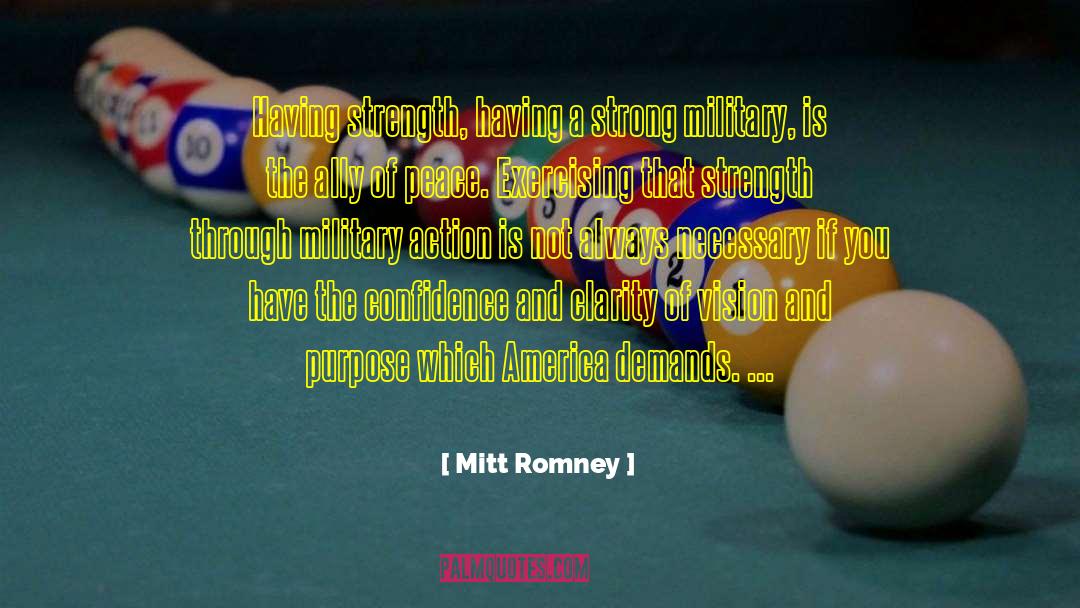 Military Action quotes by Mitt Romney