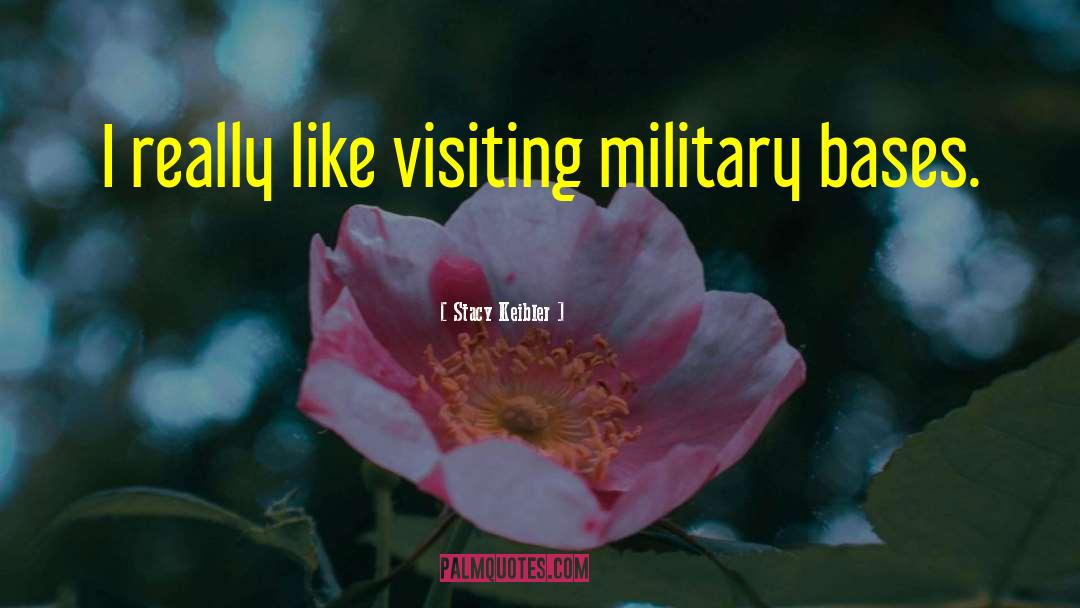 Military Bases quotes by Stacy Keibler