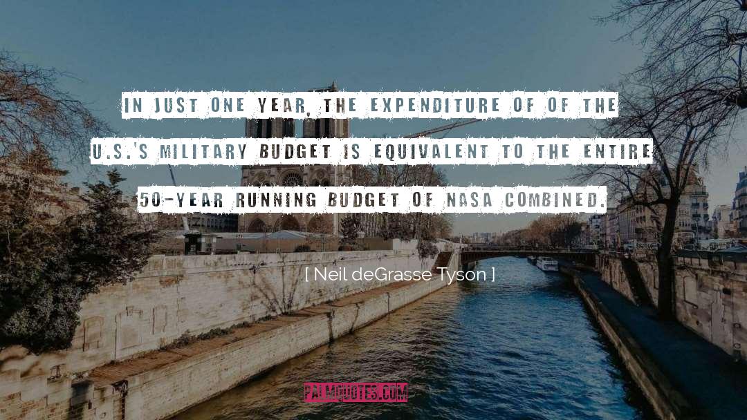 Military Budget quotes by Neil DeGrasse Tyson