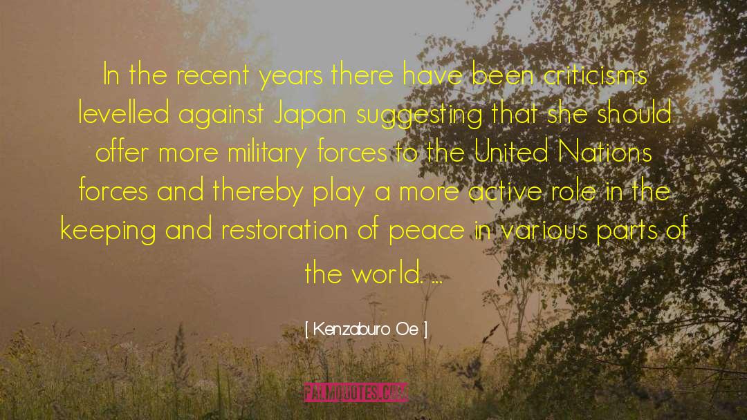 Military Controversy quotes by Kenzaburo Oe