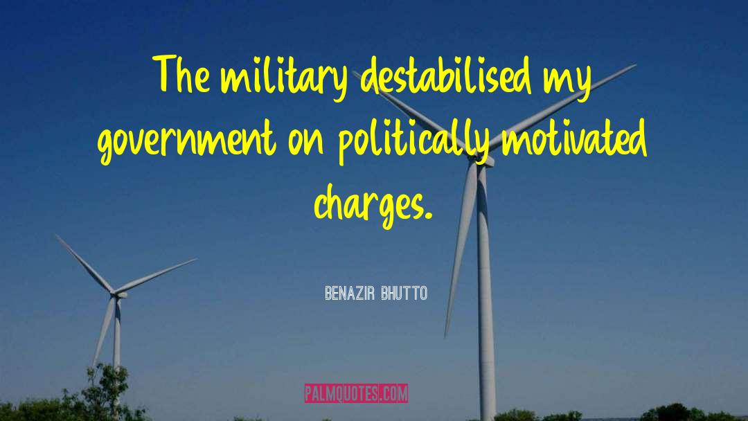 Military Corruption quotes by Benazir Bhutto