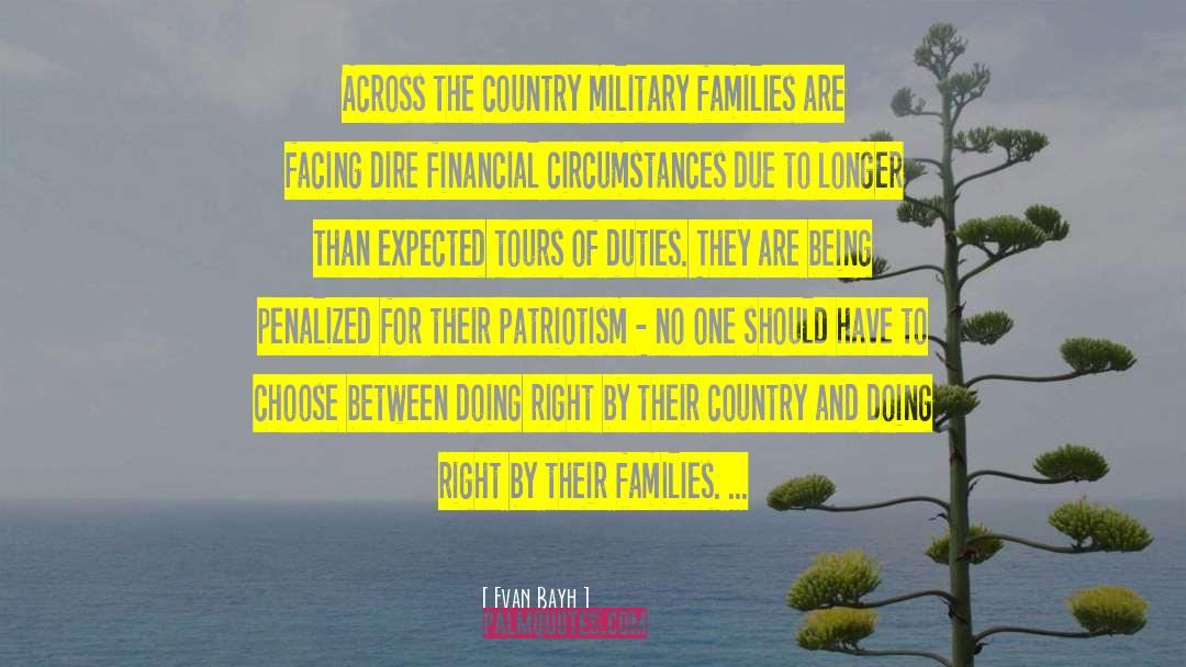 Military Families quotes by Evan Bayh
