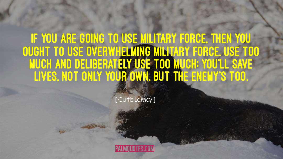 Military Force quotes by Curtis LeMay