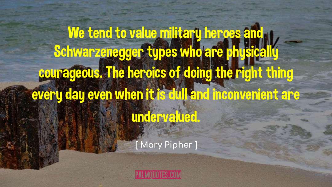 Military Hero quotes by Mary Pipher