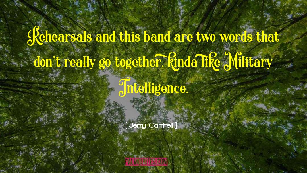 Military Intelligence quotes by Jerry Cantrell