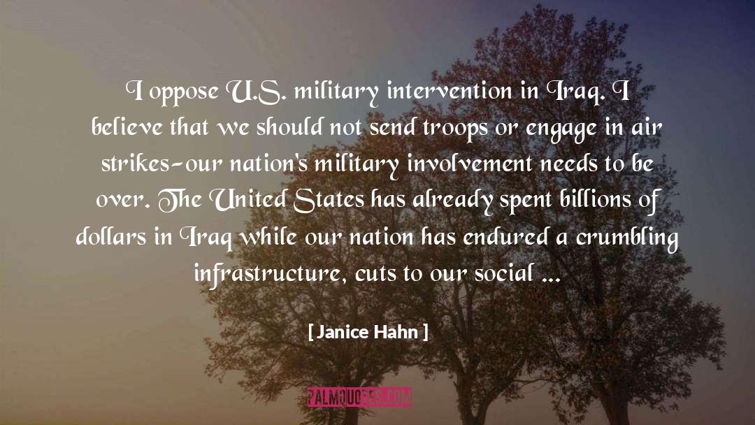 Military Intervention quotes by Janice Hahn