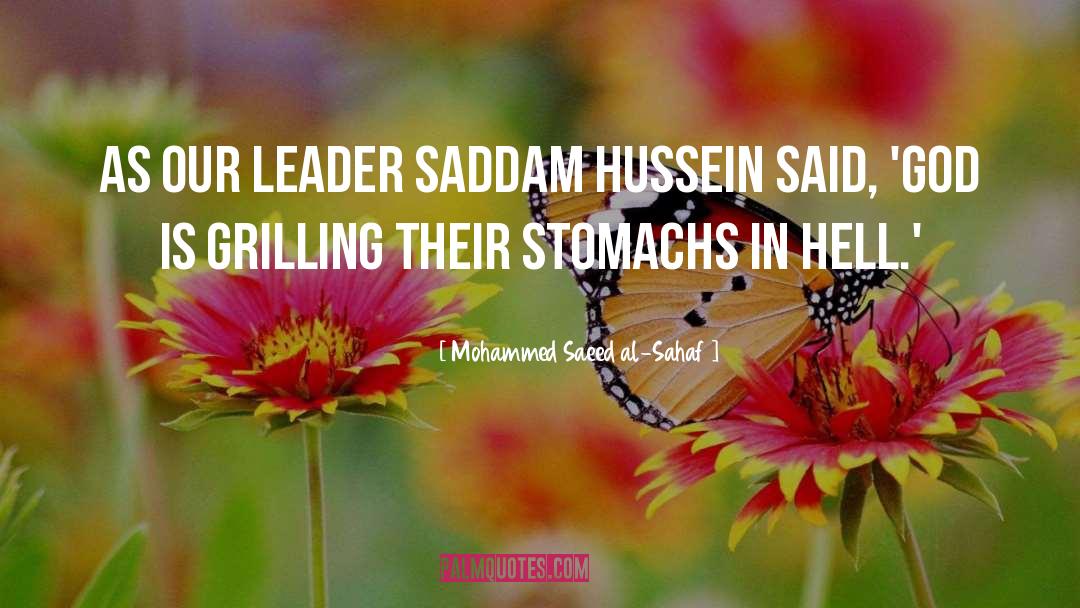 Military Leader quotes by Mohammed Saeed Al-Sahaf