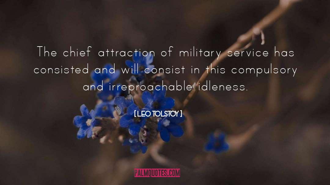 Military Service quotes by Leo Tolstoy