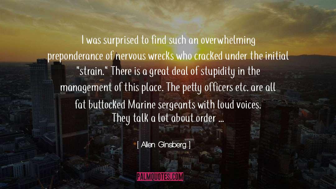 Military Thriller quotes by Allen Ginsberg