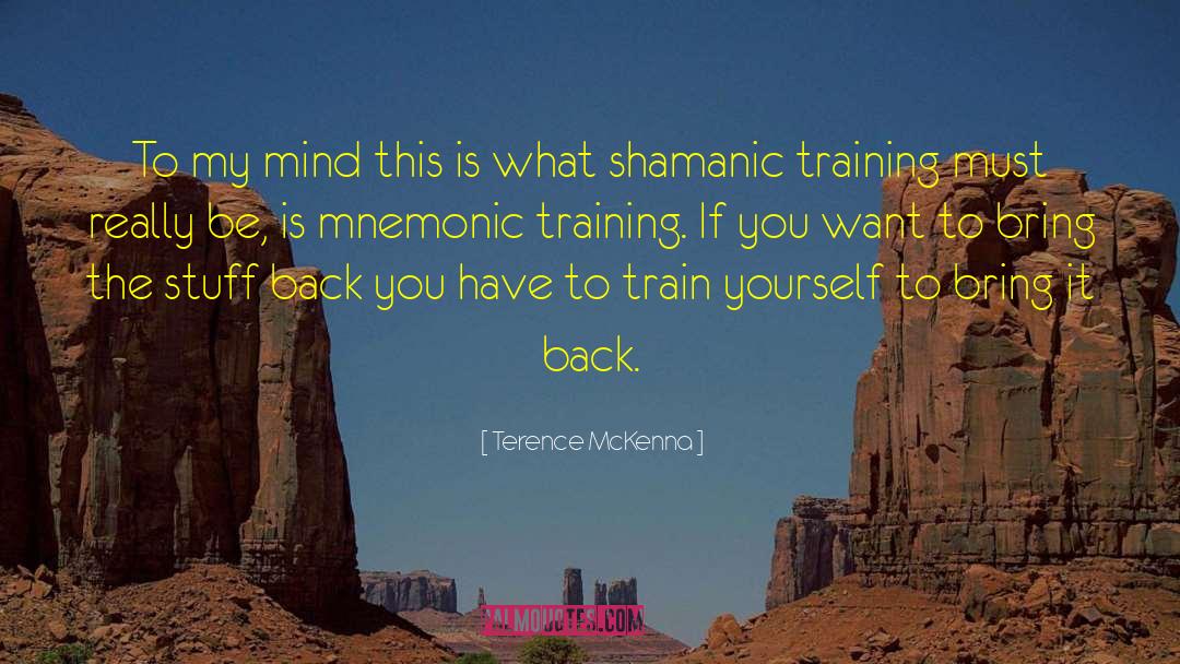Military Training quotes by Terence McKenna