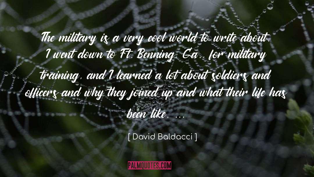 Military Training quotes by David Baldacci