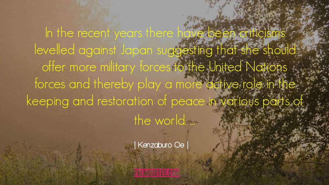 Military Veterans quotes by Kenzaburo Oe