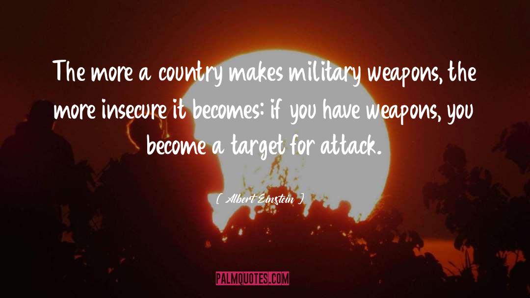 Military Weapons quotes by Albert Einstein