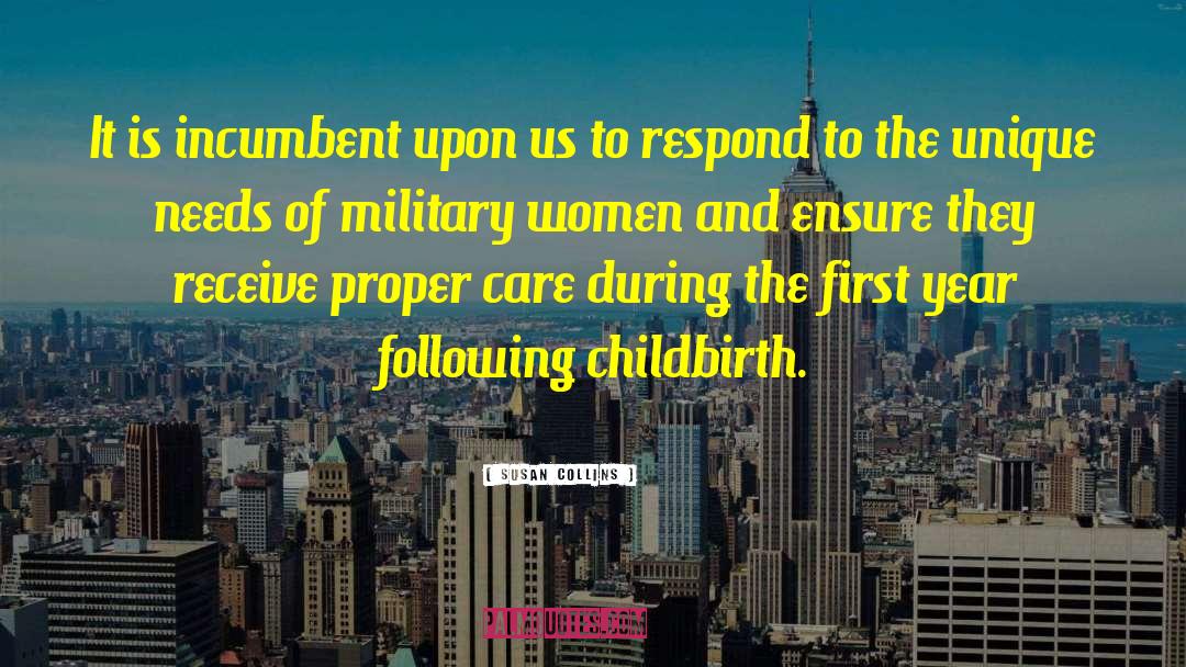 Military Women quotes by Susan Collins