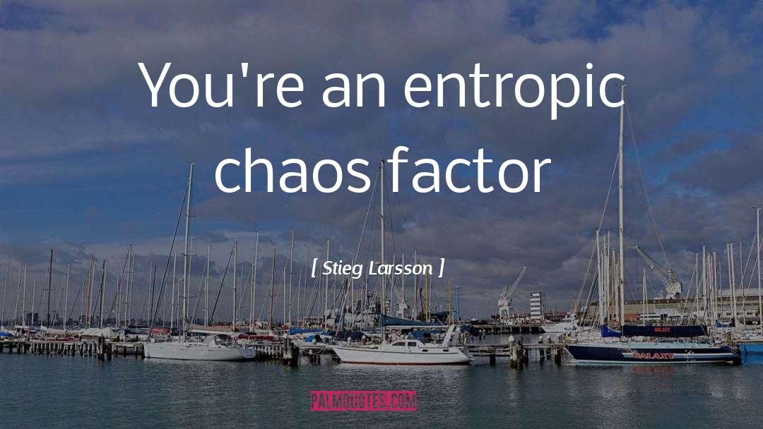 Militating Factor quotes by Stieg Larsson