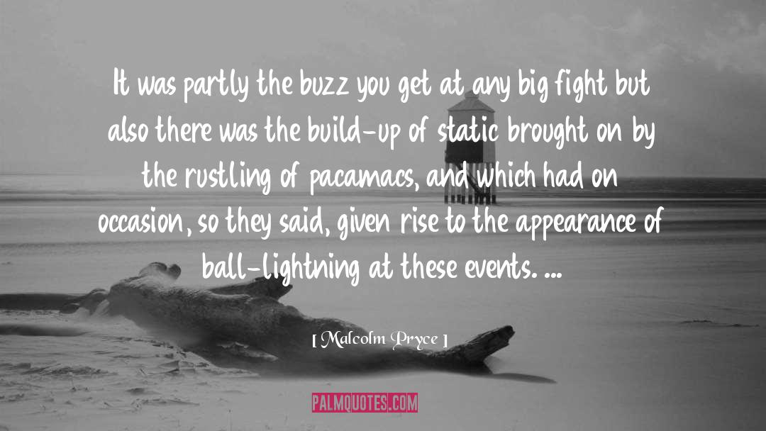 Milk Booze And Lightning quotes by Malcolm Pryce