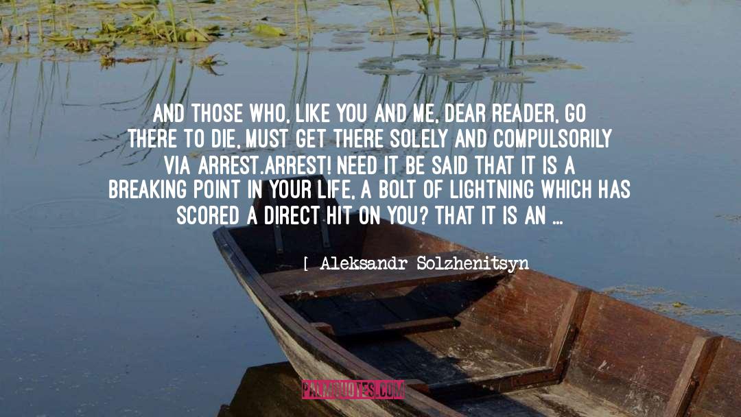 Milk Booze And Lightning quotes by Aleksandr Solzhenitsyn