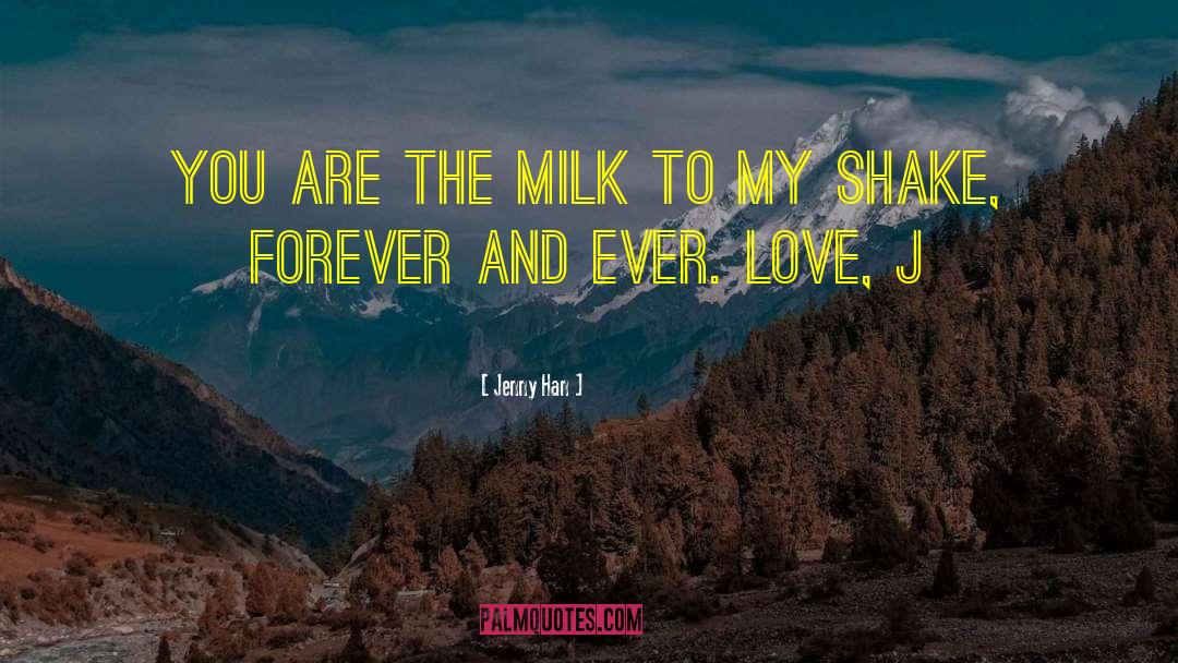 Milk Consumption quotes by Jenny Han