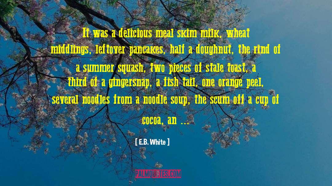 Milk Consumption quotes by E.B. White