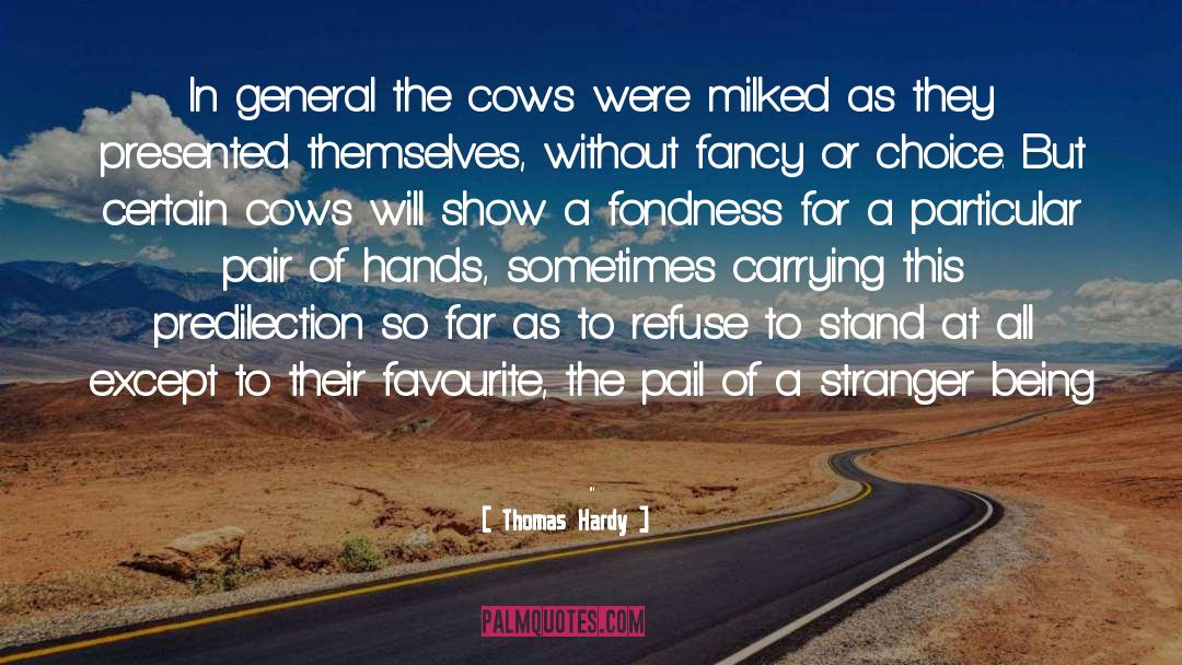 Milking Cows quotes by Thomas Hardy