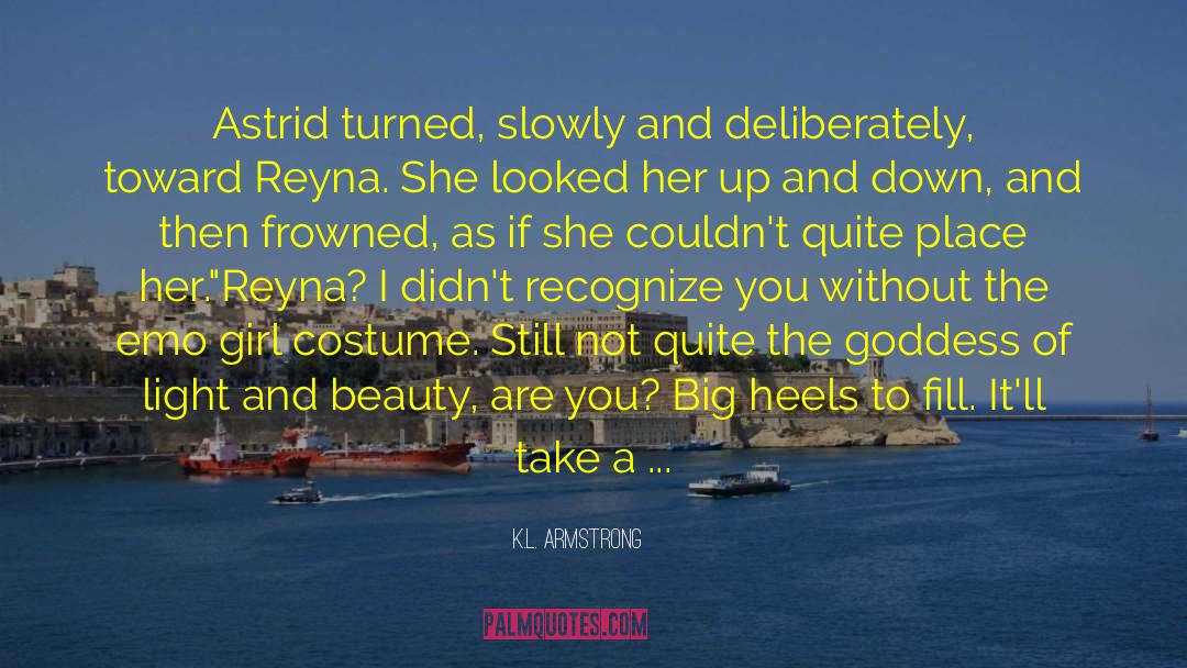 Milkmaid Costume quotes by K.L. Armstrong
