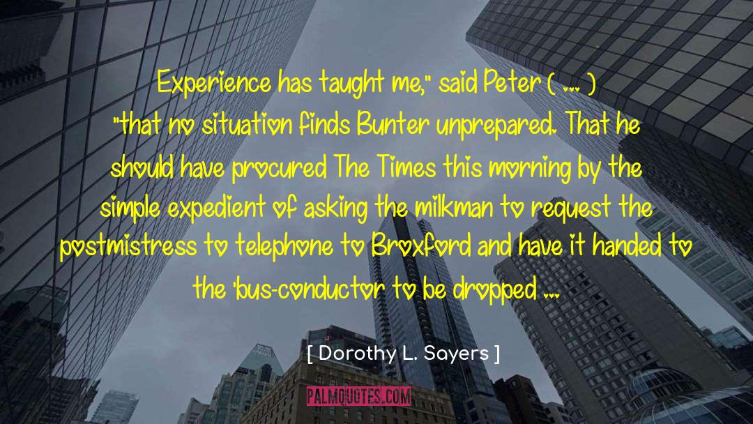 Milkman quotes by Dorothy L. Sayers