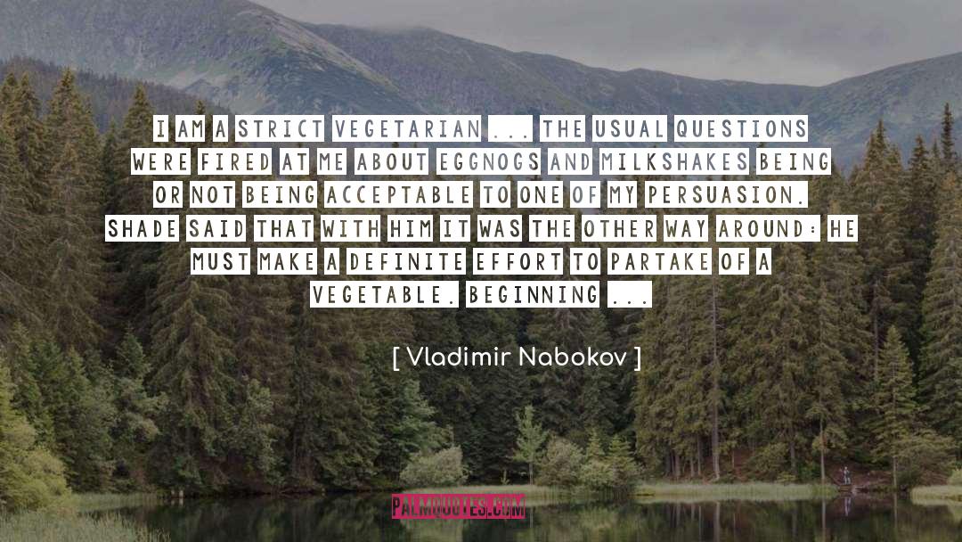 Milkshakes quotes by Vladimir Nabokov