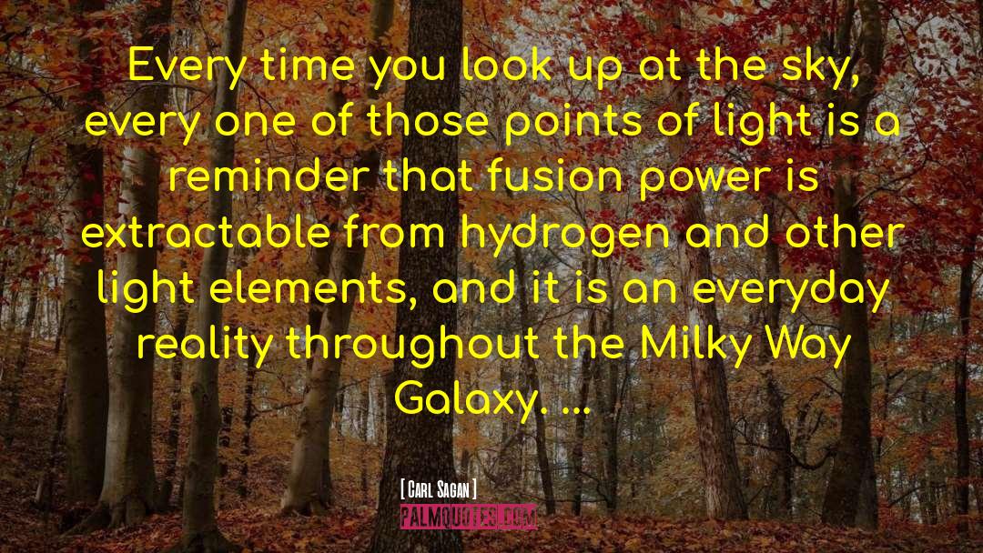 Milky Way Galaxies quotes by Carl Sagan