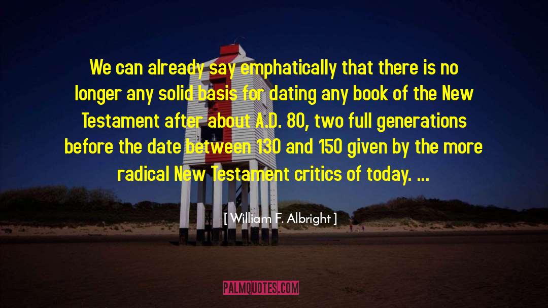 Millennial Dating quotes by William F. Albright