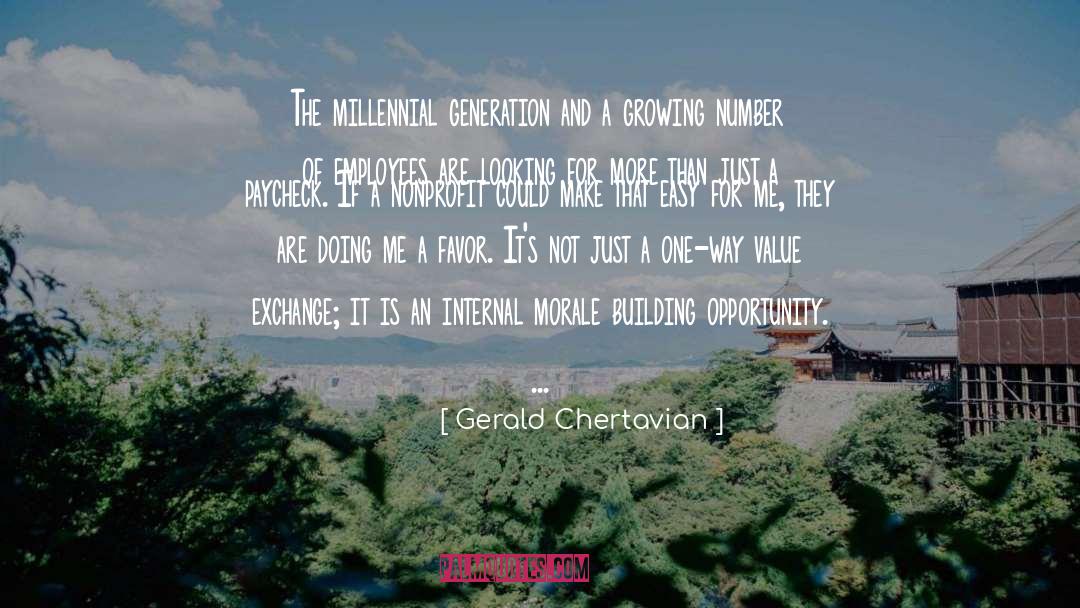 Millennial quotes by Gerald Chertavian