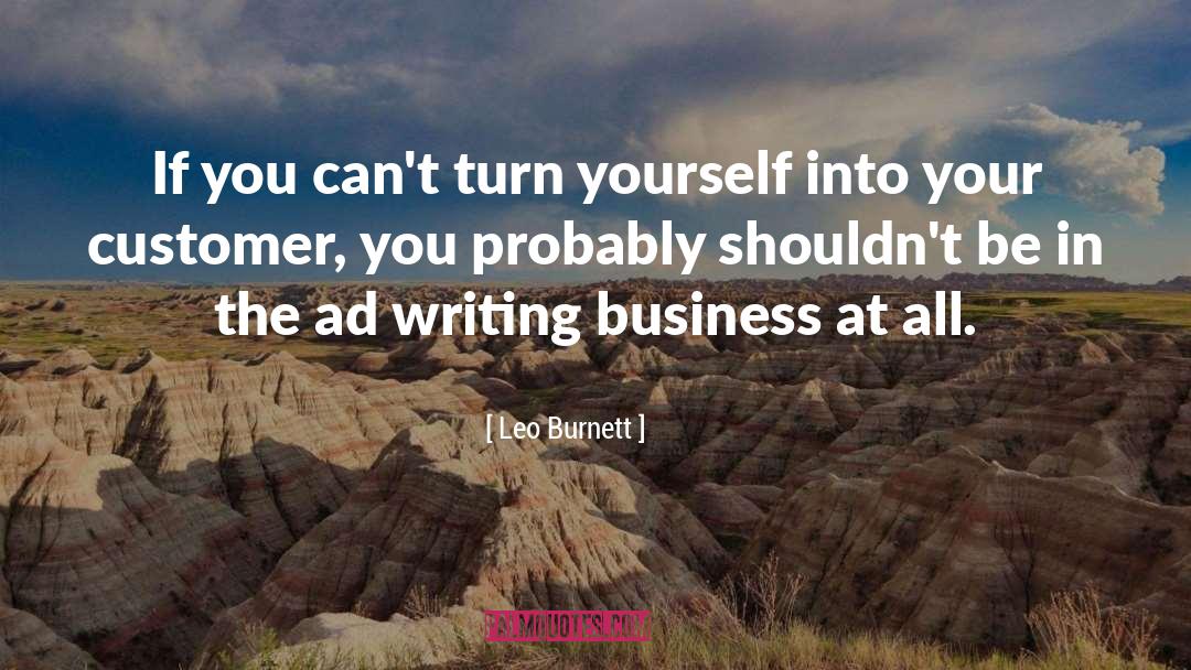 Millennials Business quotes by Leo Burnett