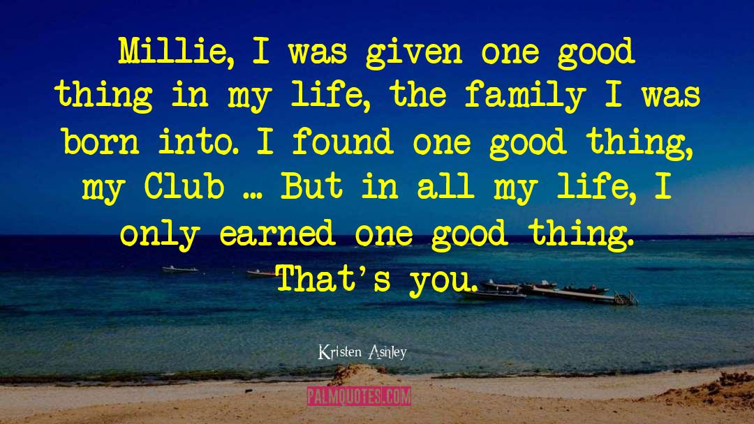 Millie quotes by Kristen Ashley