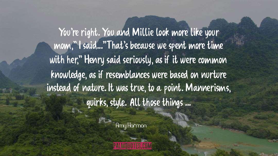 Millie quotes by Amy Harmon
