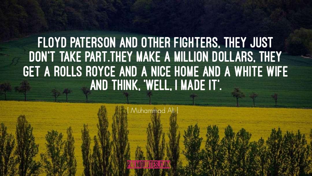 Million Dollars quotes by Muhammad Ali