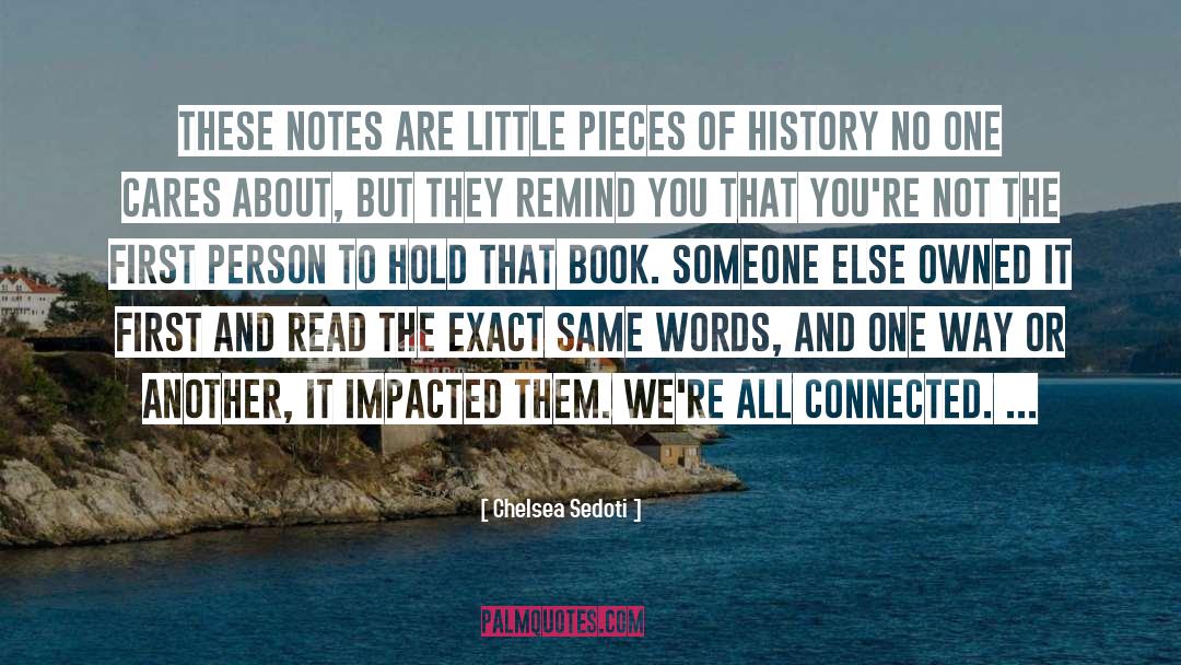 Million Little Pieces quotes by Chelsea Sedoti