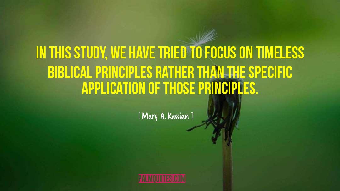 Millionaire Focus quotes by Mary A. Kassian